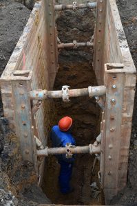 Laborer on a jobsite