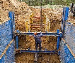 Laborer on the jobsite